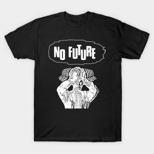 No future t shirt punk crass anarchy hardcore T-Shirt